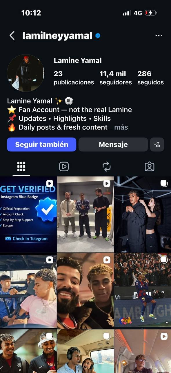 @lamilneyyamal Instagram profile